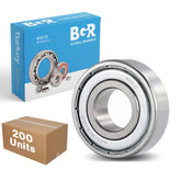 6005-ZZ Bearing Wholesale - Lubricated Chrome Steel Sealed Ball Bearing - 25x47x12mm Bearings with Rubber Seal, High RPM Support, High Quality