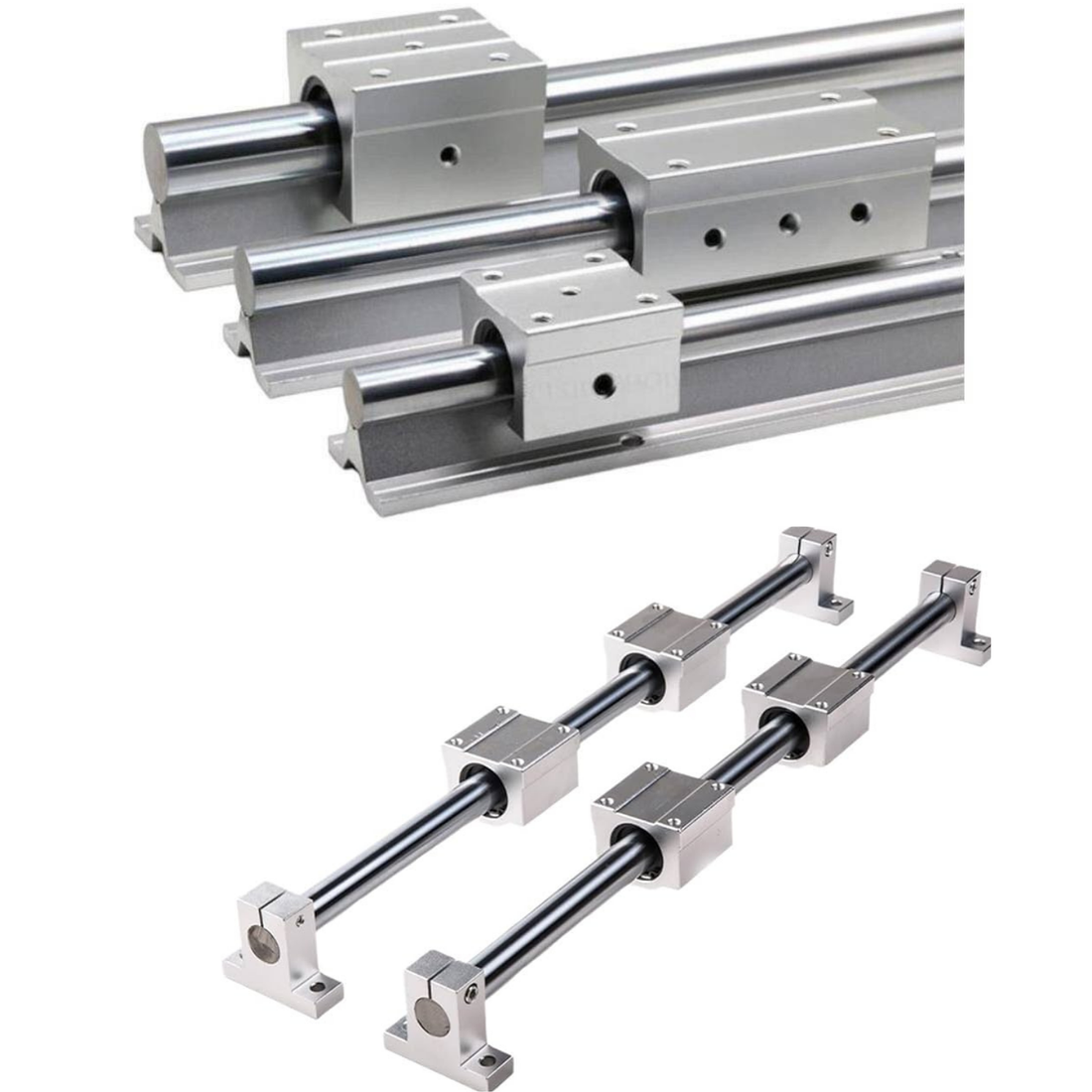 LINEAR BEARINGS AND SHAFT