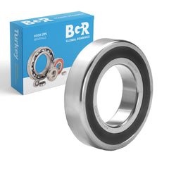 6000-2RS Bearing - Lubricated Chrome Steel Sealed Ball Bearing - 10x26x8mm Bearings with Rubber Seal, High RPM Support, High Quality