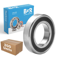 6005-2RS Bearing Wholesale - Lubricated Chrome Steel Sealed Ball Bearing - 25x47x12mm Bearings with Rubber Seal, High RPM Support, High Quality
