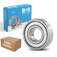 6005-ZZ Bearing Wholesale - Lubricated Chrome Steel Sealed Ball Bearing - 25x47x12mm Bearings with Rubber Seal, High RPM Support, High Quality