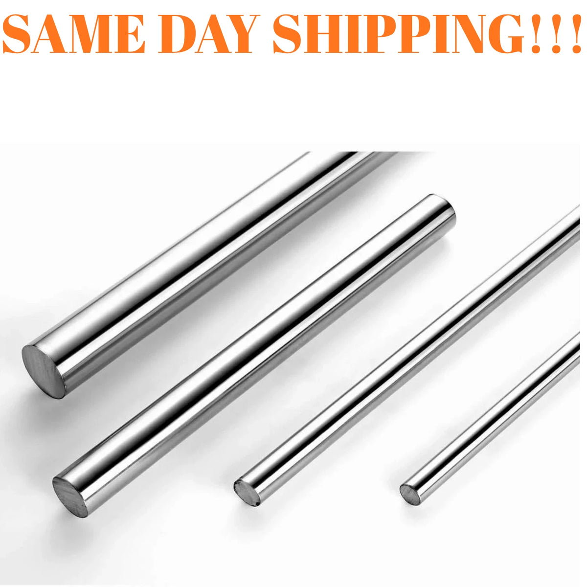 Cylinder Rail Linear Optical Axis Shaft Rod Bearing Steel OD 8MMX100-2000MM HRC65