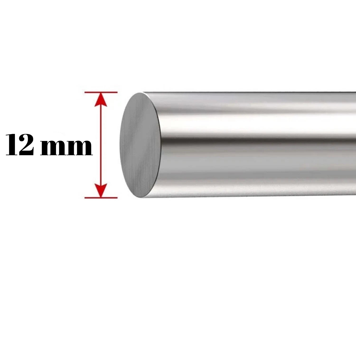 Cylinder Rail Linear Optical Axis Shaft Rod Bearing Steel OD 12X100-2000MM HRC65