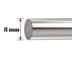 Cylinder Rail Linear Optical Axis Shaft Rod Bearing Steel OD 8MMX100-2000MM HRC65